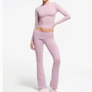 Skims Dusk Long Sleeve Cotton Jersey Small S